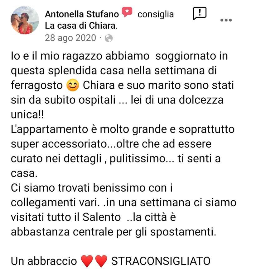 La Casa Di Chiara Apartment Taviano  Bagian luar foto
